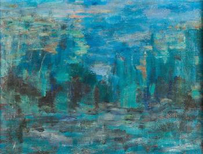 1956 Composition, Öl auf Karton, 45,5 x 60 cm.  2014 (700x529, 131Kb)