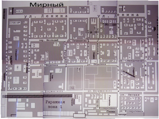 Карта мирного архангельской области