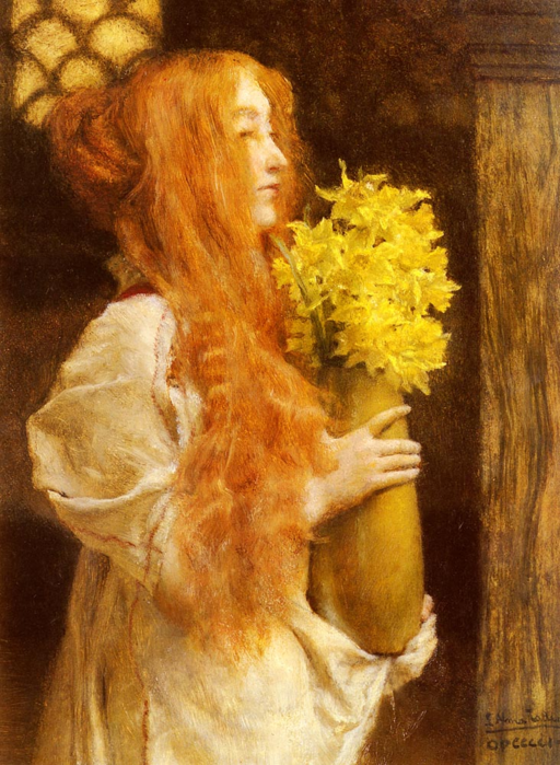 Alma Tadema Sir Laurence Spring Flowers (512x700, 714Kb)