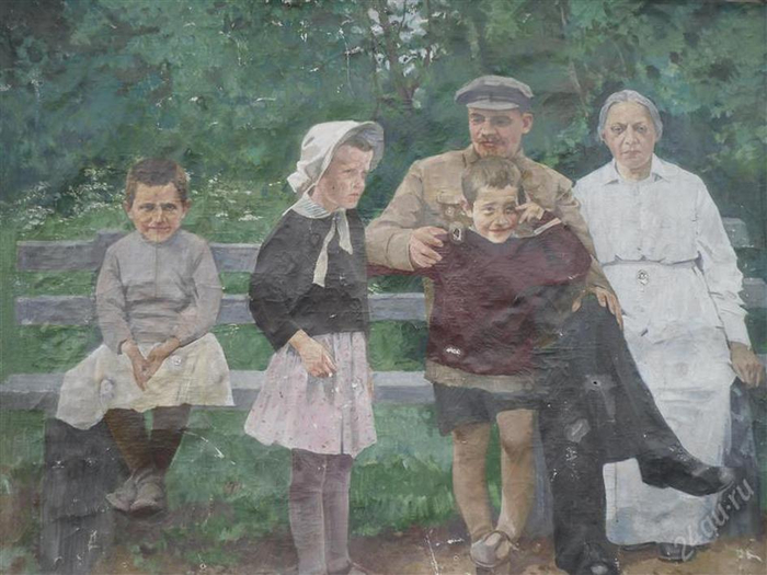 Ленин и дети картина