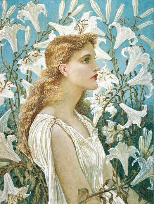 Walter Crane - Lilies (527x700, 115Kb)