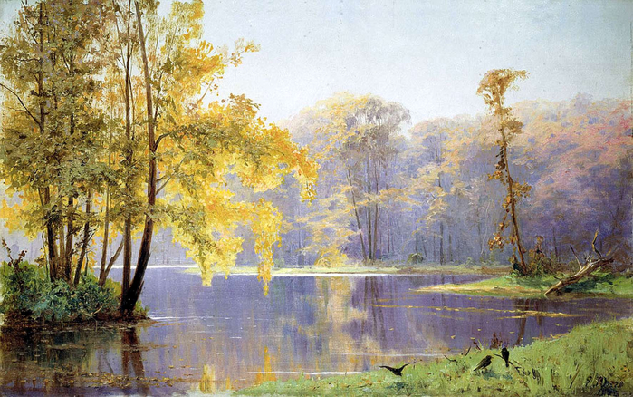 Осенний_день в Лефортовском саду. Юнге_Екатерина_Фед (700x438, 453Kb)