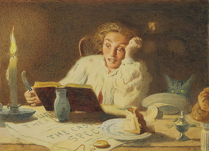 1859   . Preparing for a Nightmare (AFTER), 95120 .coloured lithograph, 26x33cm.  Bearnes Hampton & Littlewood, Exeter, UK 2015  (2) (700x505, 129Kb)