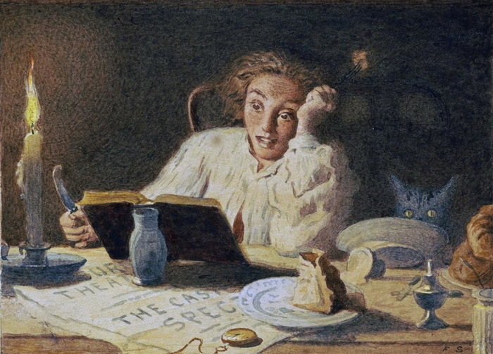 1859   . Preparing for a Nightmare (AFTER), 95120 .coloured lithograph, 26x33cm.  Bearnes Hampton & Littlewood, Exeter, UK 2015  (1) (700x503, 147Kb)