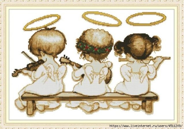 Three-Little-Angels-Cross-Stitch-kits-14ct-Count-Print-Canvas-11ct-Fabric-Stitching-Embroidery-DIY-Handmade (637x447, 179Kb)