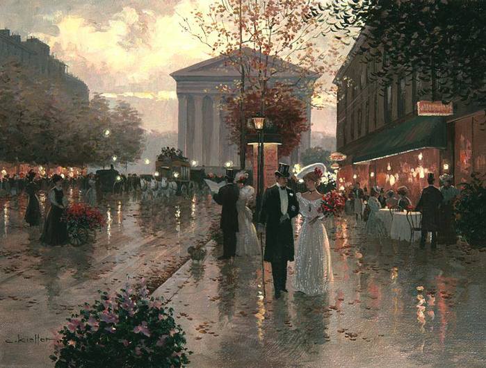 Двое в живописи... - художница Christa Kieffer. (700x530, 72Kb)