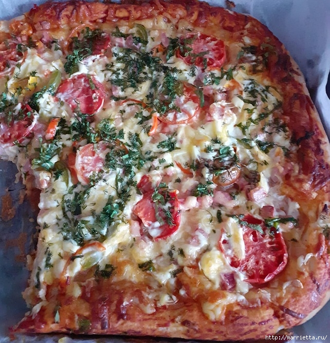 Пицца «Фреска» по-домашнему. Рецепт (1) (642x668, 377Kb)