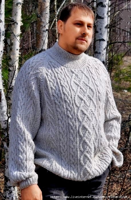 Как связать мужской свитер из пряжи — Блог LaVita Yarn