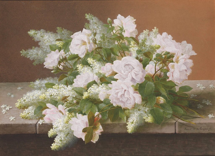 Roses and Lilacs (700x507, 380Kb)