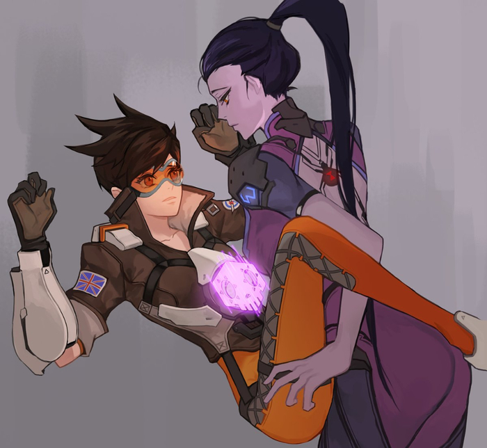 gelbooru.com - 3435251 - overwatch tracer (overwatch) (+ -2) (700x644, 273K...