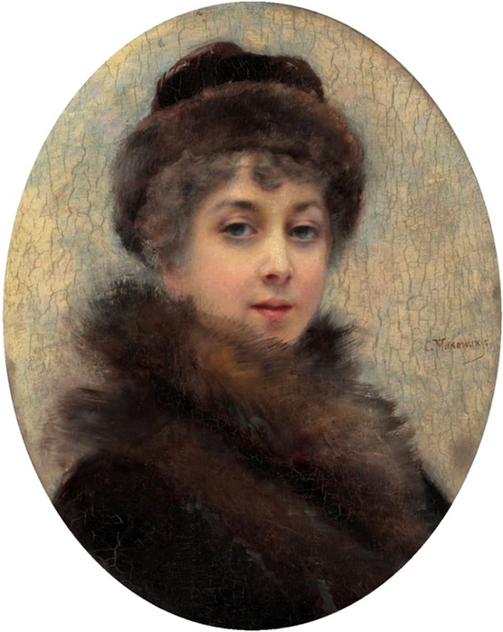 Портрет жены художника Марии Алексеевны Маковской (Матавтина) (1869 - 1919) (556x700, 248Kb)