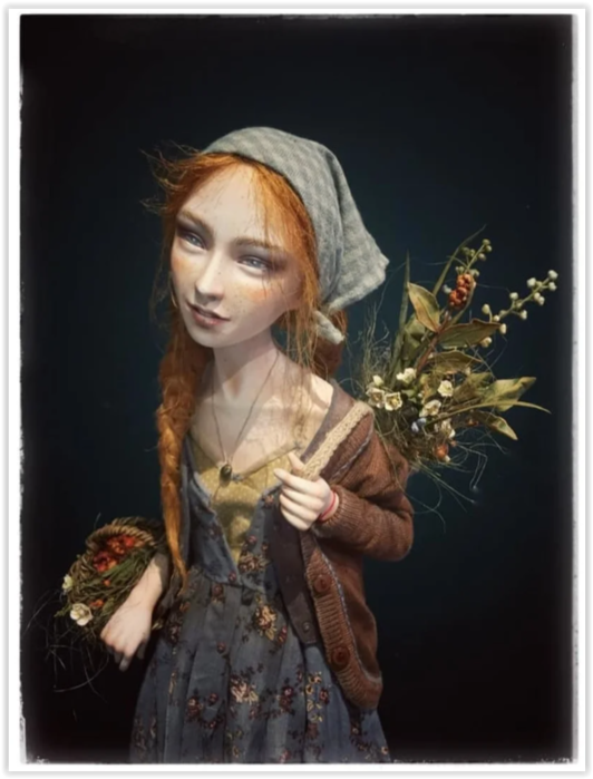 Невероятно реалистичные авторские куклы от мастерицы Анны Зуевой!