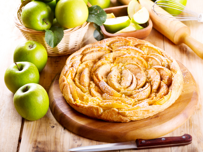 быстрый яблочный пирог за 30 минут (680x510, 556Kb)