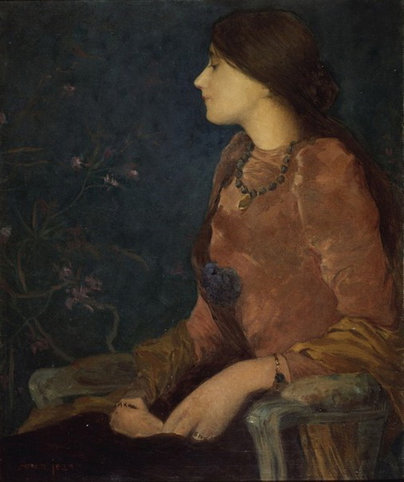 1892 Портрет Тади-Каролины Жаке (будущая жена художника). Х, м. 112 х 90 cm. Музей Орсэ (586x700, 97Kb)