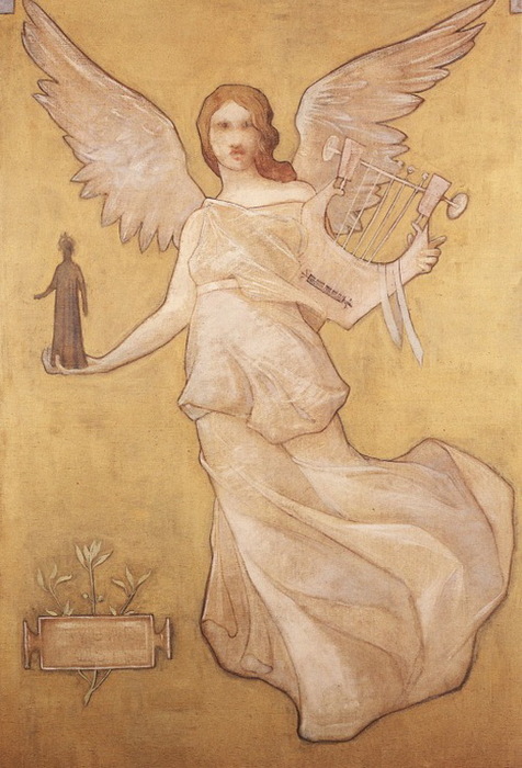 1896 Мистическая поэзия. Х, м. 187 х 124 cm. ЧС Париж, (2) (476x700, 118Kb)