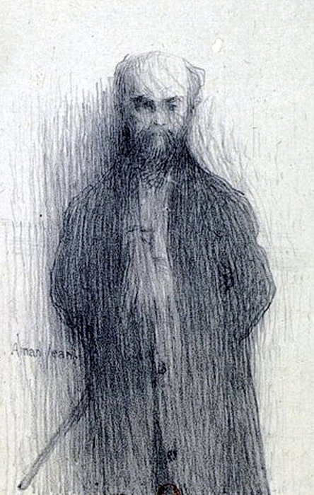 1896 Portrait of French poet Paul Verlaine (1844-1896). Bibliothèque nationale de France (444x700, 124Kb)