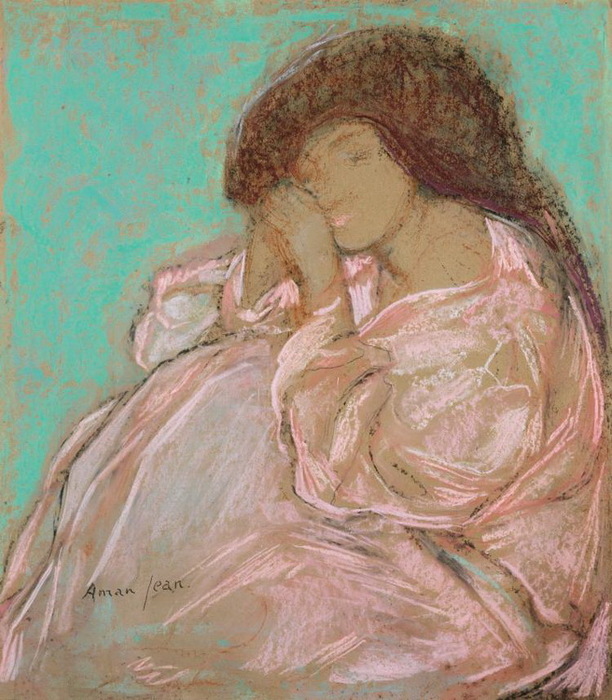 1906 Ночь. Бум, цвет. кар-ши. 50,5 x 44,5 cm. Сотбис Париж 2017 (612x700, 155Kb)