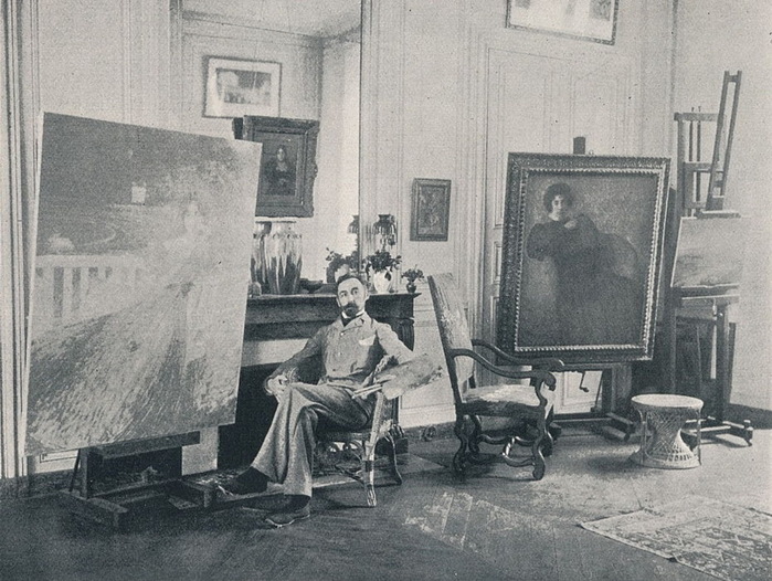 ФОТО Арман-Жан в ателье, 1898 (1) (700x526, 153Kb)