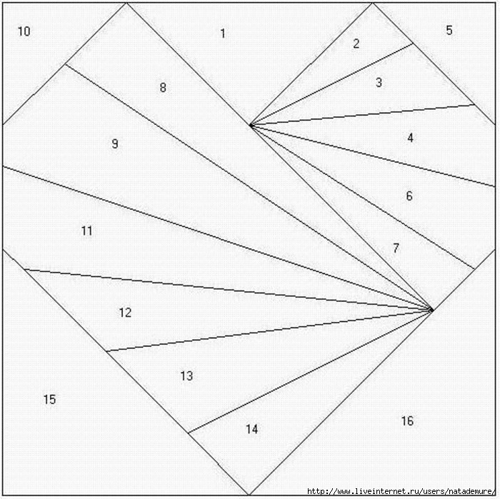 Пэчворк сердце схема