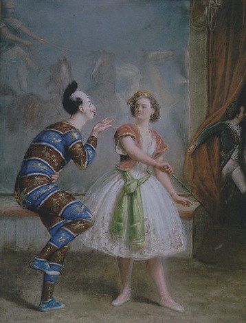 otto-eerelman-circus-oscar-carré-met-de-directrice-amalie-carré-salamonsky-en-de-clown-august (358x470, 55Kb)