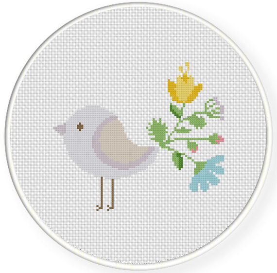 Flower-Bird-Cross-Stitch-Illustration (570x561, 183Kb)