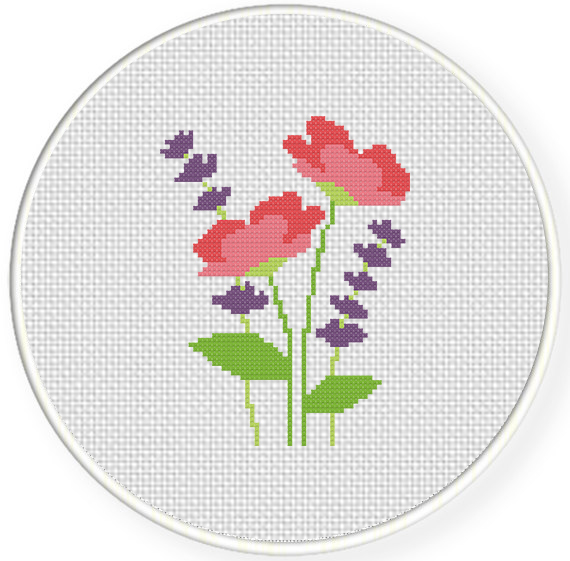 Meadow-Flowers-Cross-Stitch-Illustration (570x561, 199Kb)