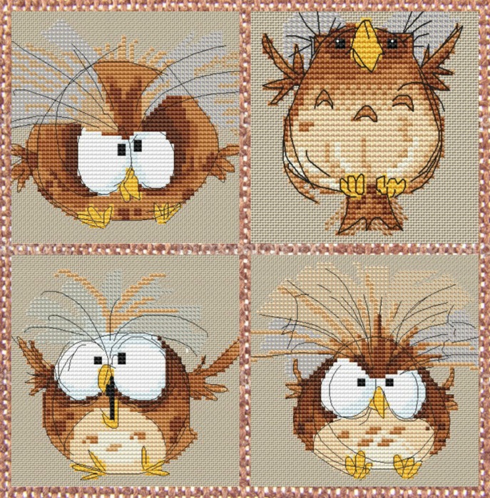 Angry Owls (687x700, 707Kb)