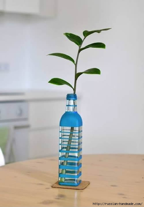 Оригинальная вазочка из стеклянной бутылки (2) (488x699, 137Kb)