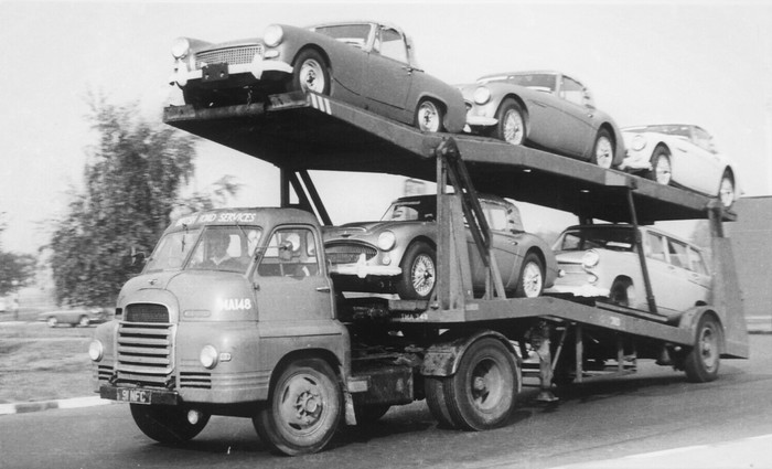 BRITISH ROAD SERVICES BEDFORD S TYPE ARTIC CAR TRANPORTER (700x425, 69Kb)