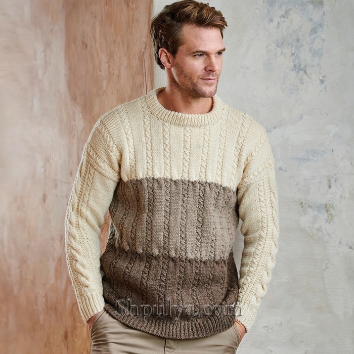 Разноцветный мужской пуловер с косами/5557795_3382 (700x700, 328Kb)