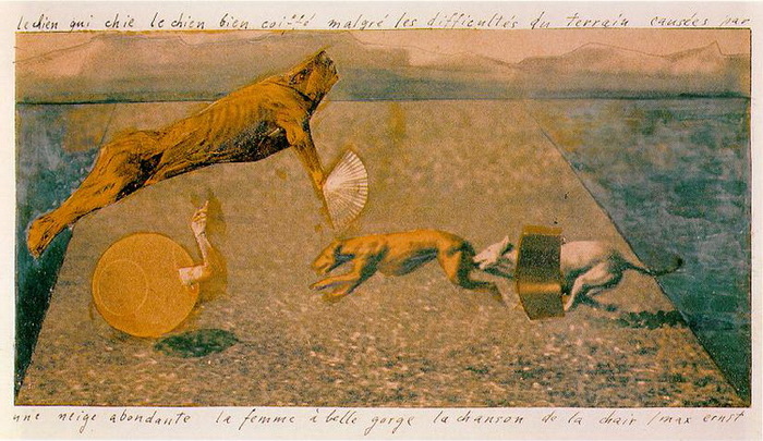 1920 The song of the fleshCollage with fragments of photographs, gouache and pencil on card. 12 21 .   (700x405, 140Kb)