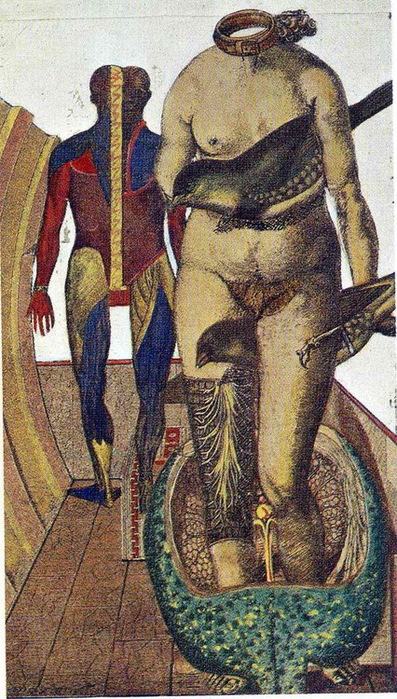 1921  -. Collage and gouache on paper. 18.5 x 10.6 cm. Private collection. (2) (397x700, 175Kb)