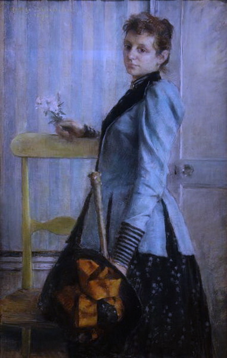 1892 Portrait de Marguerite Desvallières, Pastel sur papier marouflé sur toile. 90 x 57,3 cm. Musée Gassendi, Digne-les-Bains (2) (444x700, 82Kb)