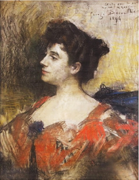 1894    Portrait de Madame G. , . 56 x 46 cm.  (539x700, 111Kb)