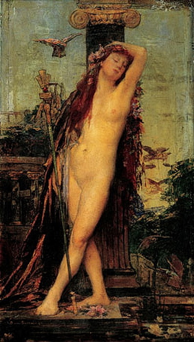 1896 A Nymph. , . 38,5 x 23 cm.  (397x700, 113Kb)