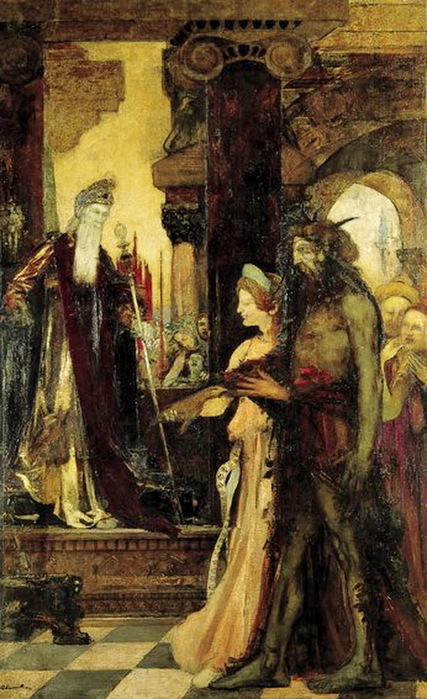 1898 Nausicaa introduces Ulysses to her father. , . 215 x 134 cm.   (427x700, 135Kb)