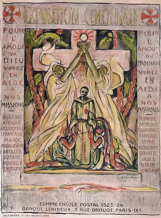 1906 Exposition Coloniale Algérie, Afrique Occidentale Française Syrie Indochine Somalie vers 1906 Très R .  , . 147  109 cm.  (518x700, 205Kb)