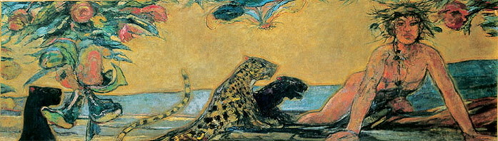 1908 Panthers and Faun. , . 72 x 251 cm. Hôtel Rouché, Paris 17ème, Paris, groupe Malakoff-Médéric (700x198, 76Kb)