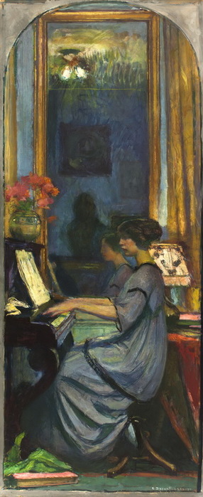 1911 Portrait de Mademoiselle Yvonne Robiquet .  , .190 x 79,5 cm.  ,  (286x700, 80Kb)