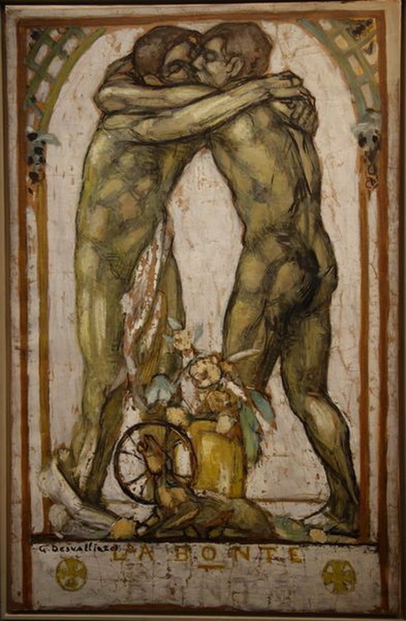 1913 La bonté, Huile sur papier marouflé sur panneau. Boulogne-Billancourt, musée des Années Trente. (458x700, 118Kb)