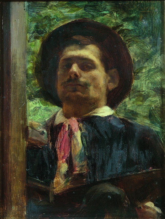 1888 Autoportrait au chapeau, juillet.  (526x700, 168Kb)