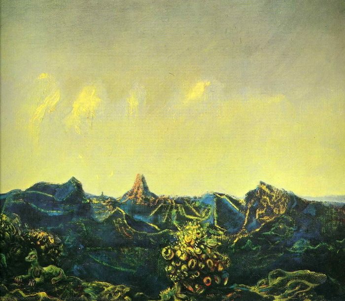 1936 -- Antipodes of Landscape. , . 46 x 55 cm. Ex-Edward James Foundation, Sussex, UK. (700x610, 172Kb)