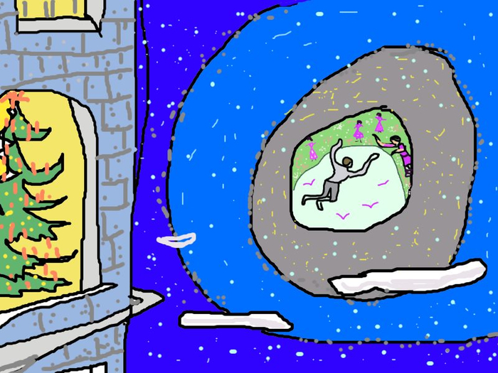 Дост=мальчик-на-елке-у-Христа (700x525, 385Kb)