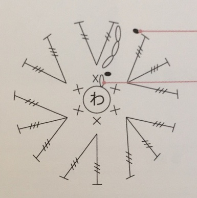 Нарциссы крючком. Схемы вязания (4) (385x387, 66Kb)