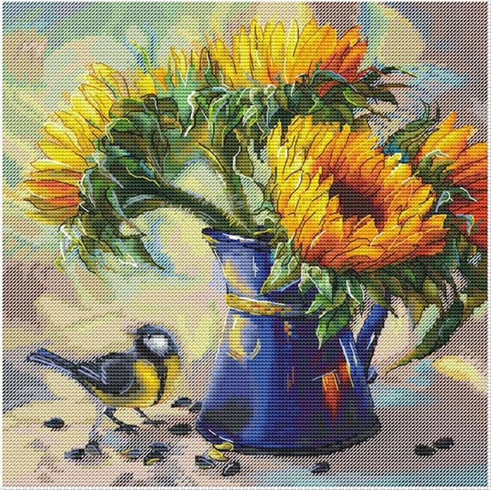 Volkova_Tsvety_solntsa_tsvSun Flowers (600x699, 714Kb)