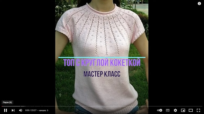 Мастер-класс по вязанию джемпера с круглой кокеткой МК Irish_sweater