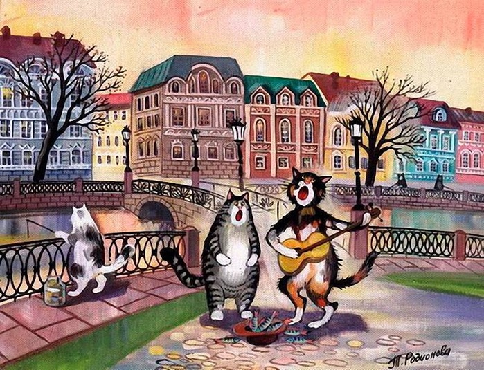 Культурные коты культурной столицы России 