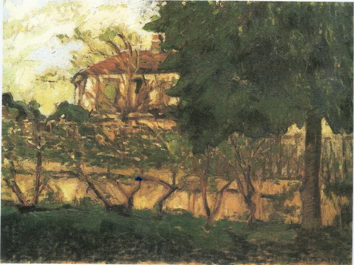 1907 House among Apple Trees. The Israel Museum, Jerusalem   (700x524, 158Kb)