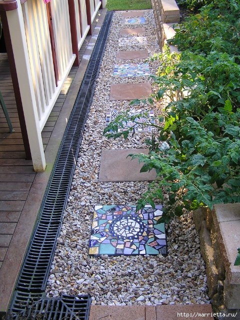 Еще немного красивостей для сада. Мозаика (15) (480x640, 339Kb)