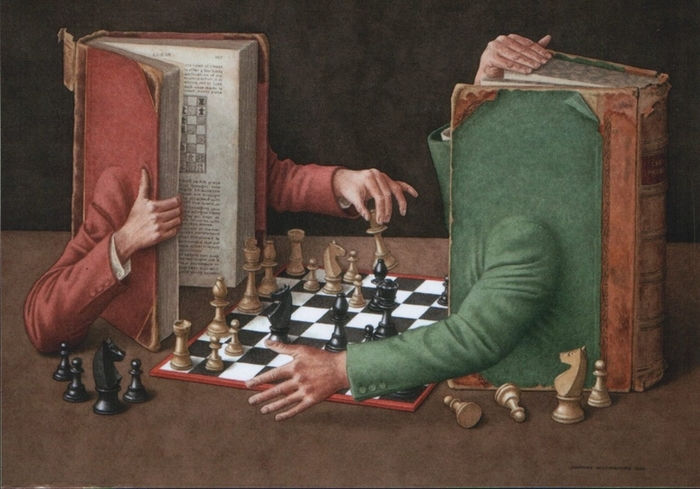 Jonathan Wolstenholme 1950 - British Surrealist painter - Tutt'Art@ (22) (700x489, 237Kb)